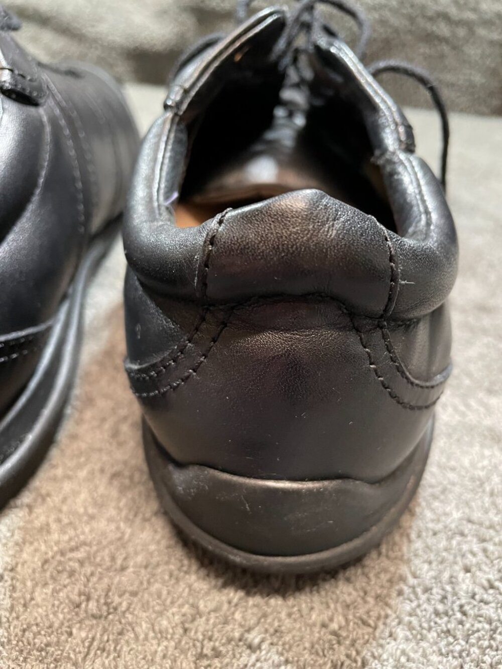 P. W. Minor Maddie Oxford Shoes Womens Size 6.5 3W Black Leather Comfort 11732 - Picture 7 of 12